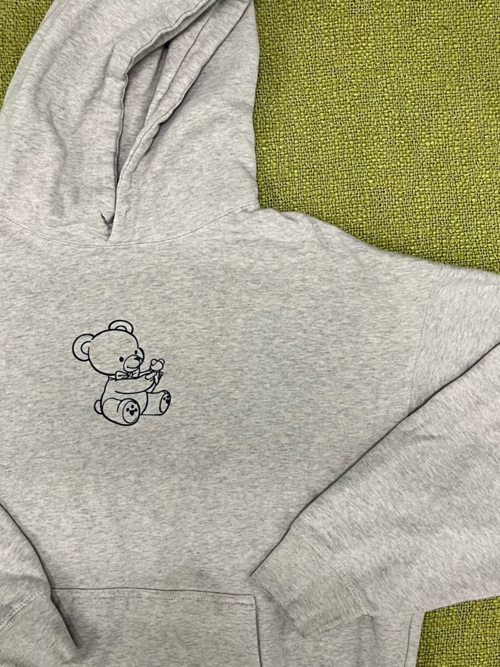 Brady Melville John Galt Teddy bear hoodie sweatshirt
